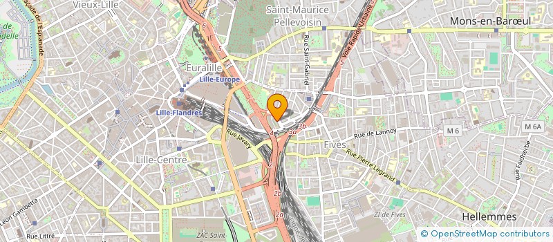 localisation de l'entreprise REAL TIME WEB à LILLE