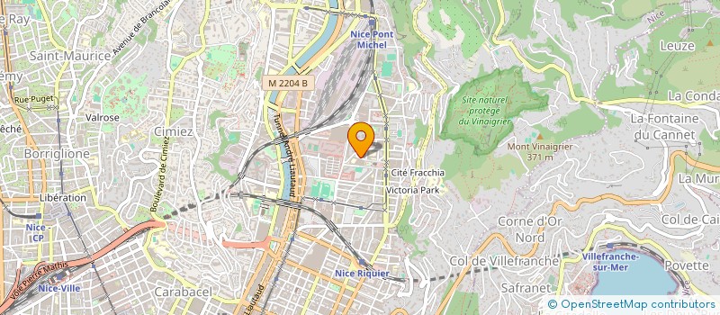 localisation de l'entreprise REAL VAUBAU  NICE