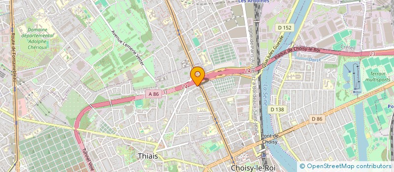 localisation de l'entreprise REALAK CONSULTING  THIAIS