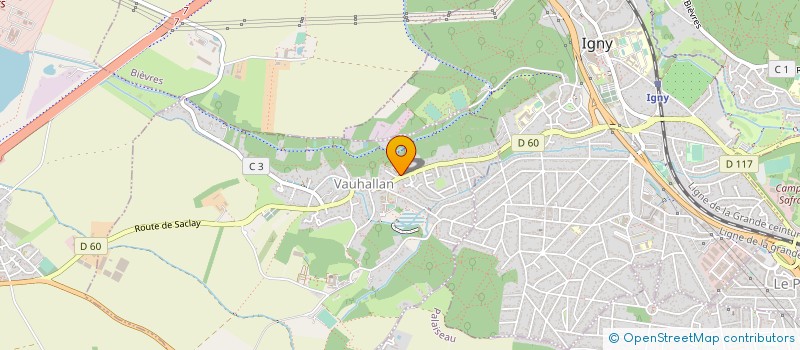 localisation de l'entreprise REALBA ETANCHEITE à VAUHALLAN