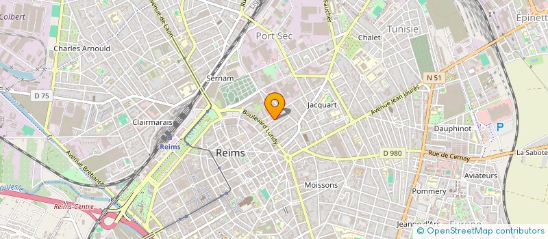 localisation de l'entreprise REALCO à REIMS