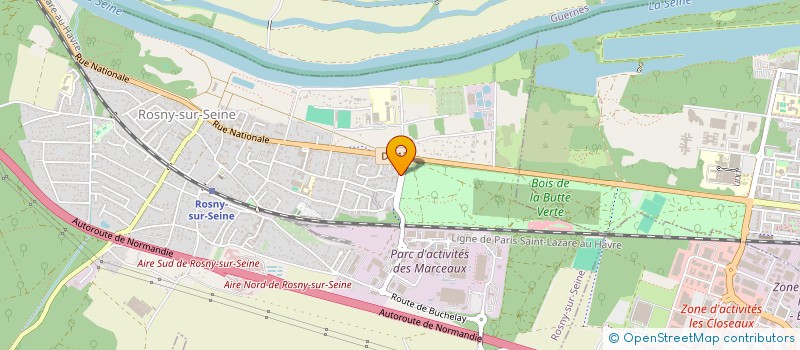localisation de l'entreprise REALEASE à ROSNY-SUR-SEINE