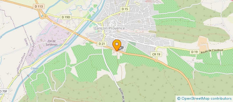 localisation de l'entreprise REALESAGE LANCONNAIS à LANCON-PROVENCE