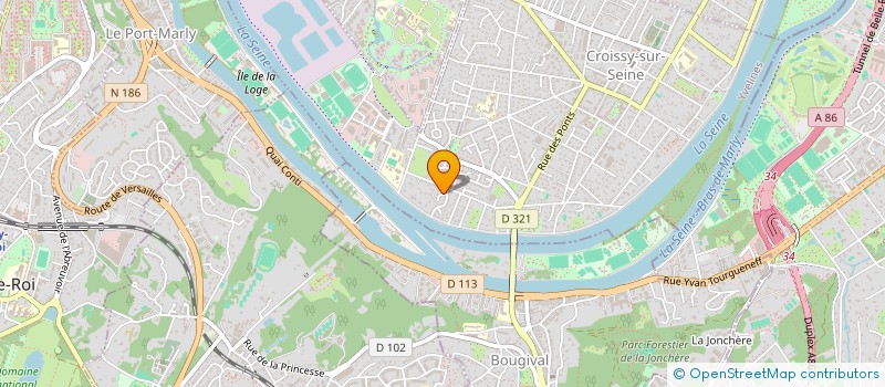 localisation de l'entreprise REALGSTATE  CROISSY-SUR-SEINE