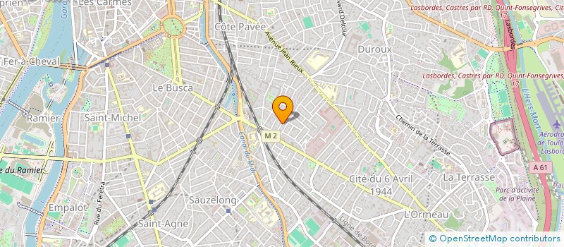 localisation de l'entreprise REALI à TOULOUSE