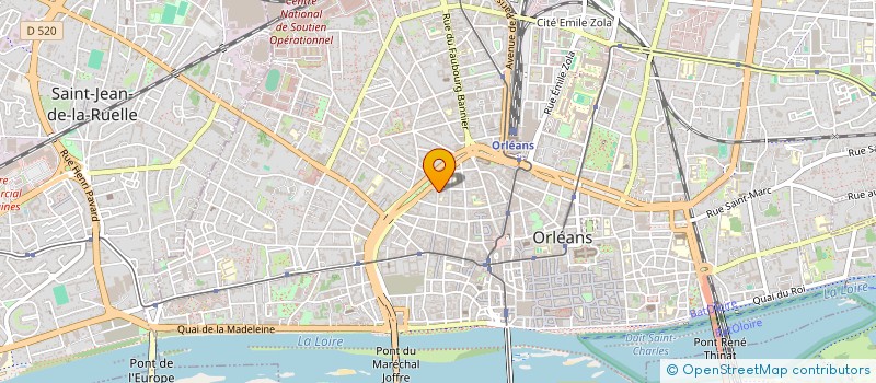 localisation de l'entreprise REALICIMES à ORLEANS