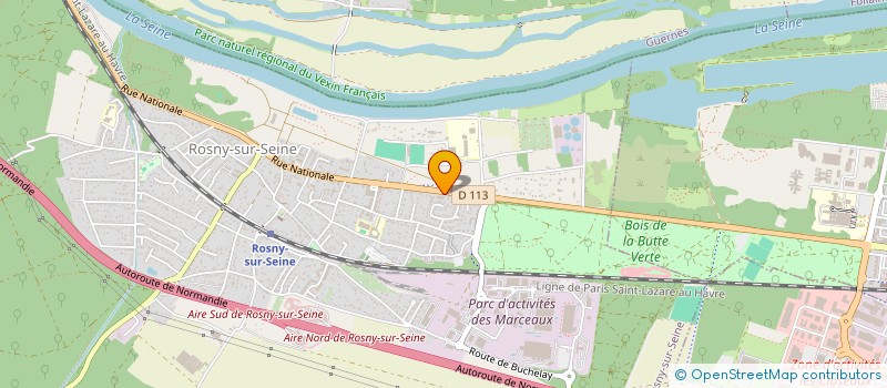 localisation de l'entreprise REALISAT INSTALLAT MAINTEN ELECTRICITE  ROSNY-SUR-SEINE