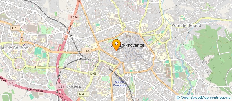localisation de l'entreprise REALISAT MEDITERRANE PRODUCT AUDIOVISUEL à AIX-EN-PROVENCE