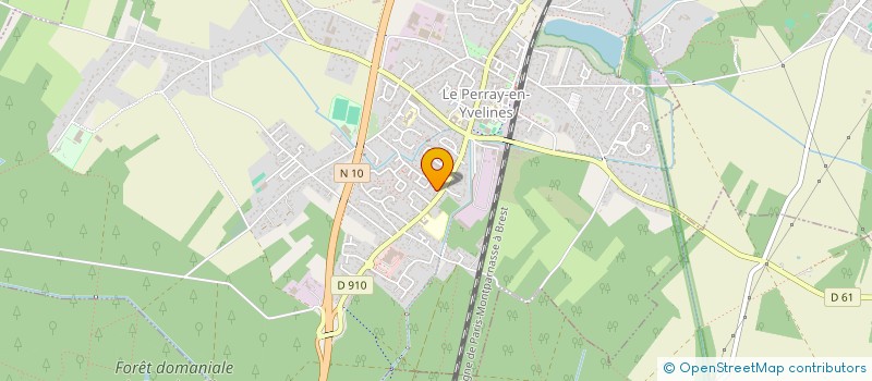 localisation de l'entreprise REALISATI GRAPHIQUE ETUDES ELECTRONIQUES  LE PERRAY-EN-YVELINES