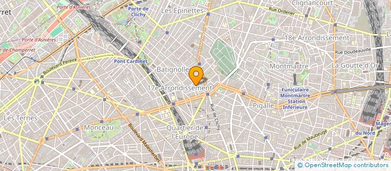 localisation de l'entreprise REALISATION AMELIORATION BATIMENT  PARIS