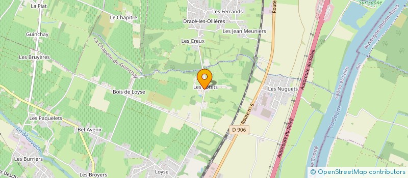 localisation de l'entreprise REALISATION CONCEPTION EN AMENAGEMENT à LA CHAPELLE-DE-GUINCHAY