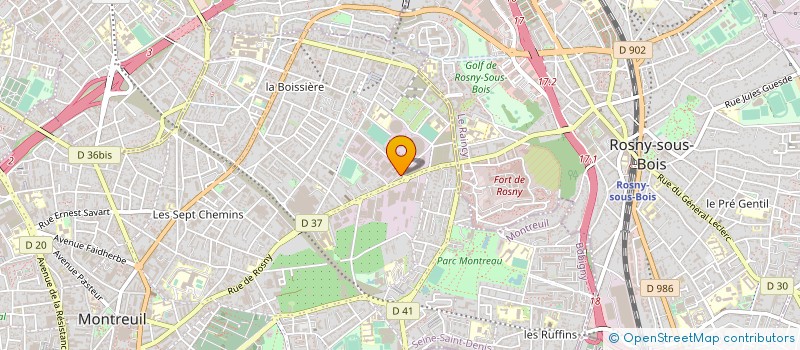 localisation de l'entreprise REALISATION CREATION AGENCEMENTS à MONTREUIL