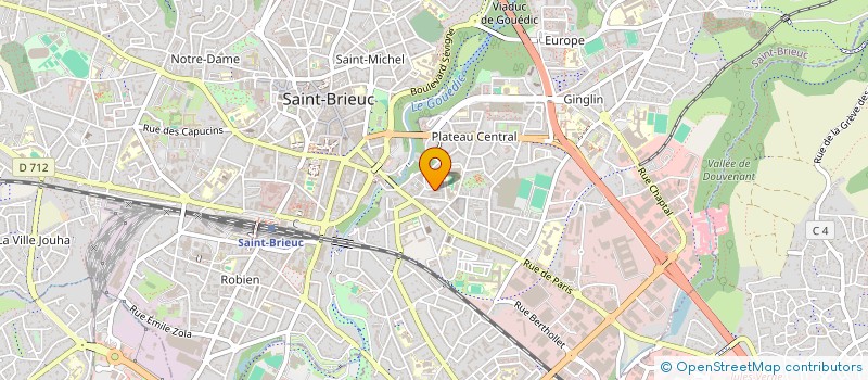 localisation de l'entreprise REALISATION D'EXTER à SAINT-BRIEUC