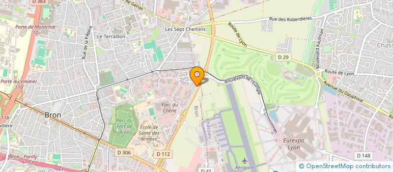 localisation de l'entreprise REALISATION EN AUTOMATIQUE INDUSTRIEL à BRON
