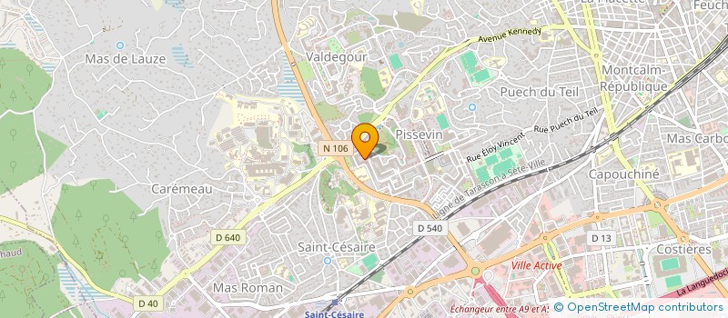 localisation de l'entreprise REALISATION ESPACE VIDEO ENFANT  NIMES