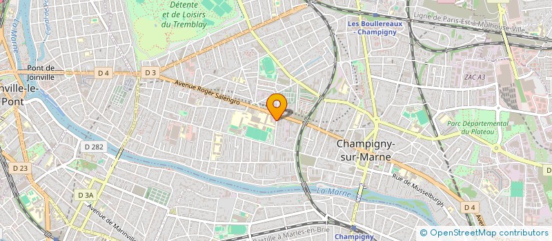 localisation de l'entreprise REALISATION INVESTIS FONCIERS IMMOBILIER à CHAMPIGNY-SUR-MARNE