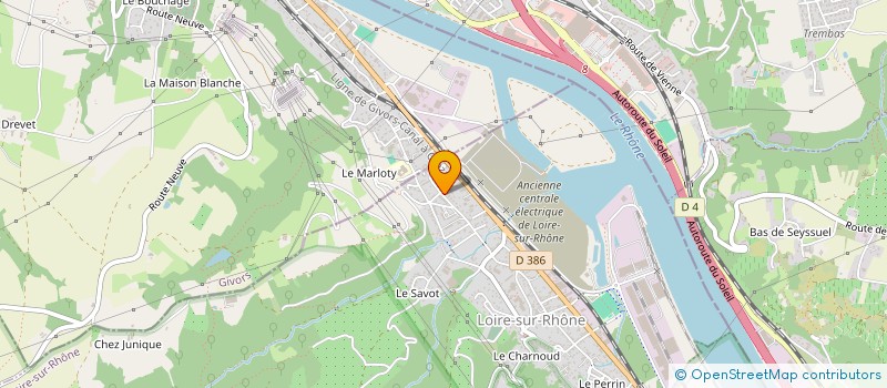 localisation de l'entreprise REALISATION MONTAGE INDUSTRIEL  LOIRE-SUR-RHONE