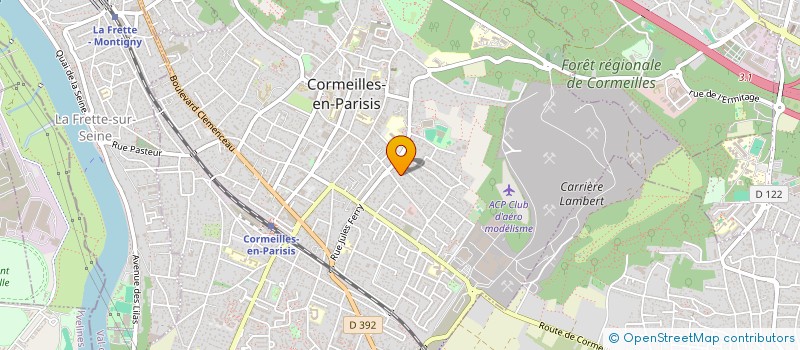localisation de l'entreprise REALISATION-NEGOCE CLIMAT à CORMEILLES-EN-PARISIS
