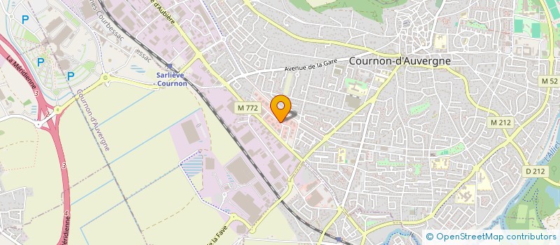 localisation de l'entreprise REALISATION TECHNIQUE DENTAIRE à COURNON-D'AUVERGNE