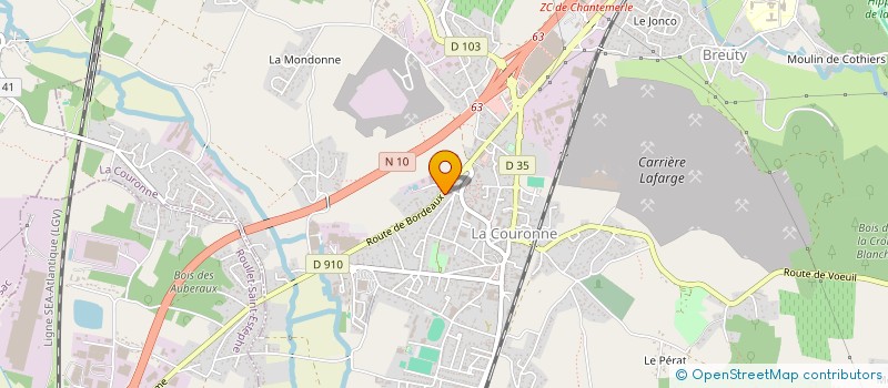 localisation de l'entreprise REALISATION TECHNIQUE ET CONCEPT ELECTRO à LA COURONNE