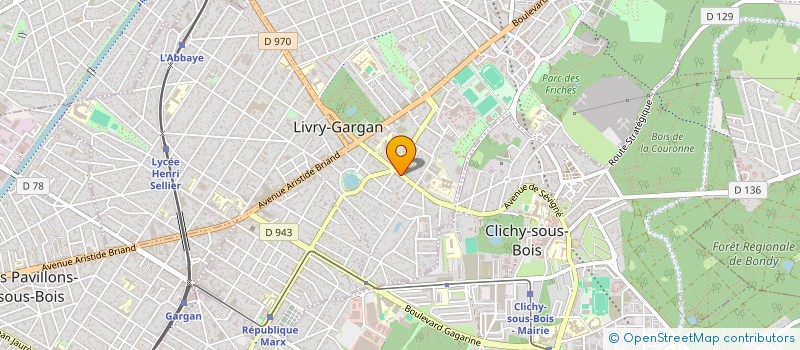 localisation de l'entreprise REALISATIONS BALMAR  LIVRY-GARGAN