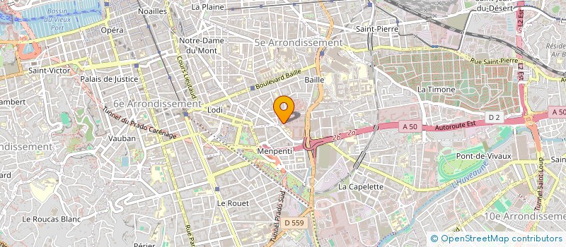 localisation de l'entreprise REALISATIONS CONSEILS CONCEPTS à MARSEILLE