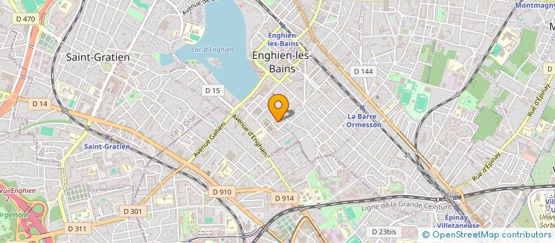 localisation de l'entreprise REALISATIONS CONSEILS ENGINEERING à ENGHIEN-LES-BAINS