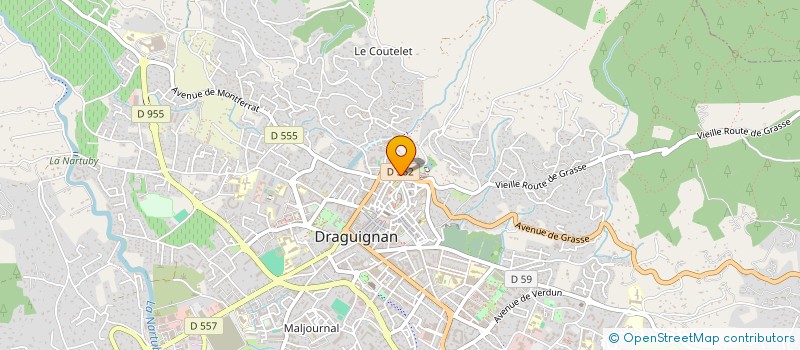 localisation de l'entreprise REALISATIONS DRACENOISES à DRAGUIGNAN