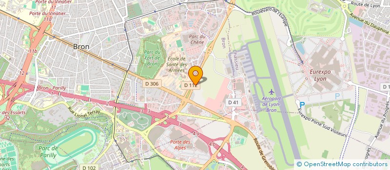 localisation de l'entreprise REALISATIONS ELECTRONIQUES DE PROCESSUS  BRON