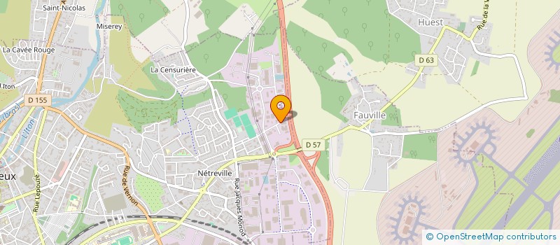 localisation de l'entreprise REALISATIONS ET TECHNIQUES INDUSTRIELLES à EVREUX