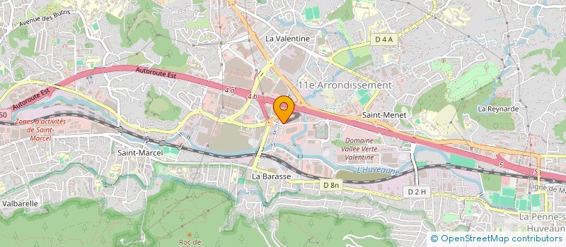 localisation de l'entreprise REALISATIONS ETUDES CONSTRUC CIOTADENNES  MARSEILLE