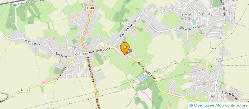 localisation de l'entreprise REALISATIONS EUROP.TUYAUTERIE MECANIQUE  WALLERS