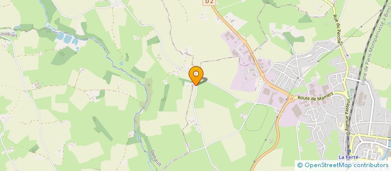 localisation de l'entreprise REALISATIONS GALLOIS DUGUET à CHERRE-AU