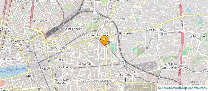 localisation de l'entreprise REALISATIONS HABILITEES LIGNES OUVERTES à MARSEILLE 4EME