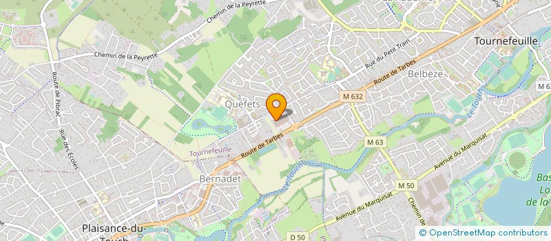 localisation de l'entreprise REALISATIONS IMMOBILIERES 2M - R.I 2M  TOURNEFEUILLE