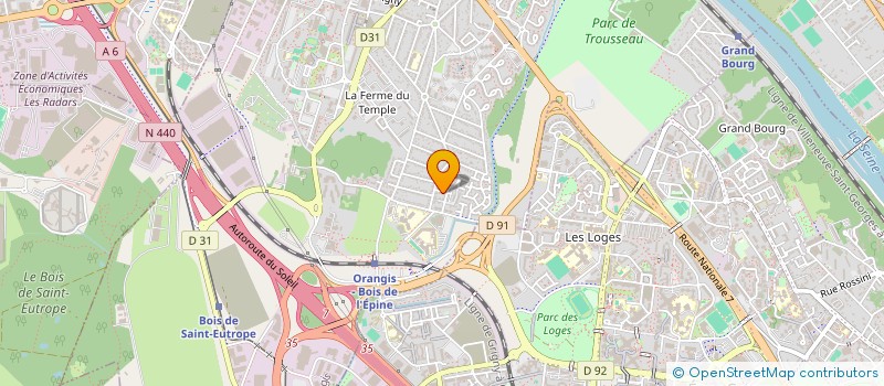 localisation de l'entreprise REALISATIONS MONTAGES TUYAU SPRINCKLER  RIS-ORANGIS