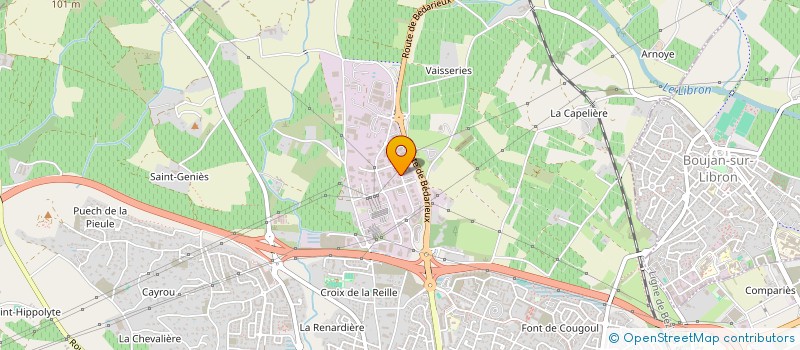 localisation de l'entreprise REALISATIONS MUTUALISTES DE MEDITERRANEE  BEZIERS