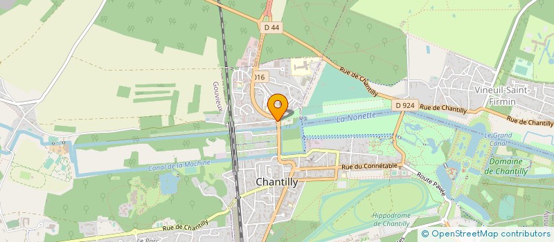 localisation de l'entreprise REALISATIONS OBJECTIFS CONSEILS  CHANTILLY