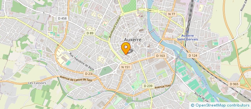 localisation de l'entreprise REALISATIONS QUATRE VINGT NEUF DEUX à AUXERRE