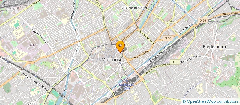 localisation de l'entreprise REALISE à MULHOUSE