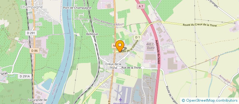 localisation de l'entreprise REALISER à ALBON