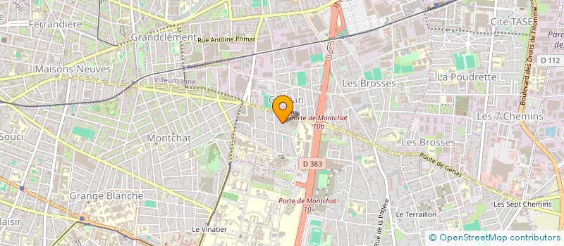 localisation de l'entreprise REALISTE à BRON