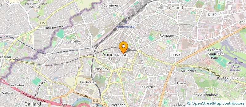 localisation de l'entreprise REALITAS SA à ANNEMASSE