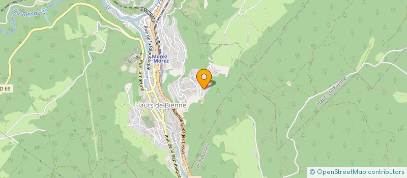 localisation de l'entreprise REALITE PLASMIQUE  HAUTS DE BIENNE