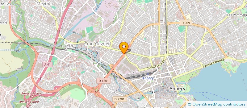 localisation de l'entreprise REALITEM à ANNECY