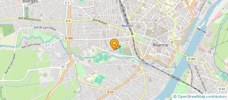localisation de l'entreprise REALITES BUREAU D'ETUDES à ROANNE