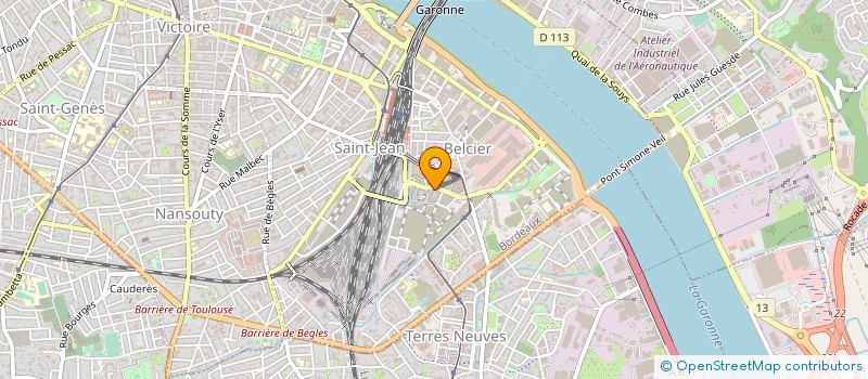 localisation de l'entreprise REALITES ET PROJETS CONSULTANTS à BORDEAUX