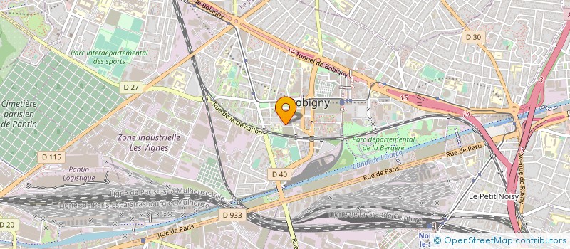 localisation de l'entreprise REALITY ENTERTAINMENT  BOBIGNY