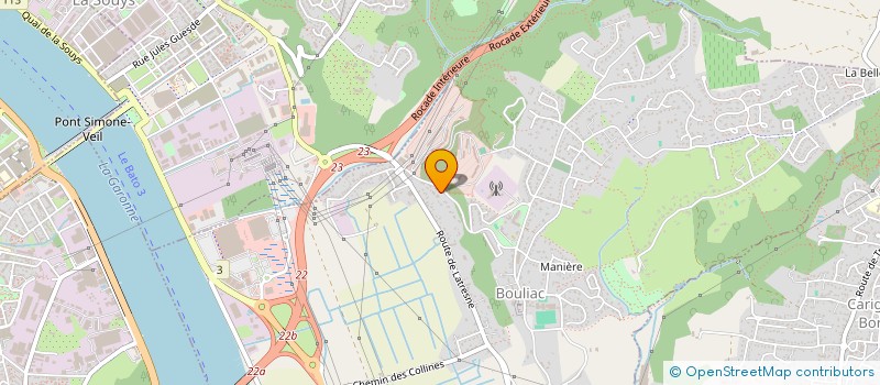 localisation de l'entreprise REALITY INVESTMENTS AQUITAINE  BOULIAC