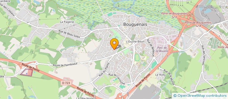 localisation de l'entreprise REALITY VOID à BOUGUENAIS